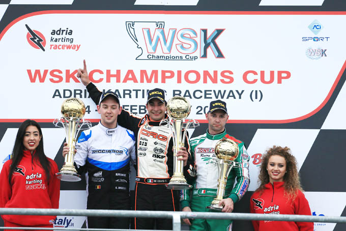 WSK Championscup KZ Rick Dreezen Paolo De Conto Marco Ardigo